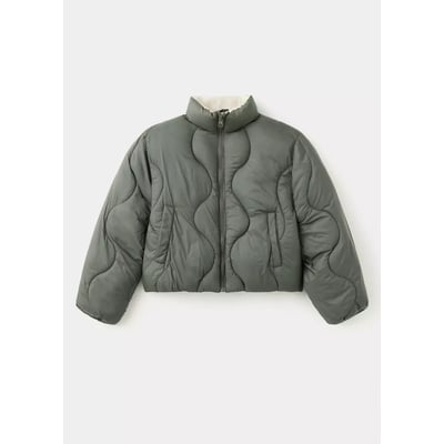 Anorak matelassé imperméable à losanges MANGO KIDS