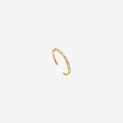 Bague ajustable plaquée or TALIA CAROLINE NAJMAN