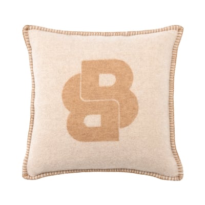 Housse de coussin en laine gris, SIGNATURE BOSS HOME