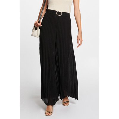 Pantalon large fluide plissé MORGAN