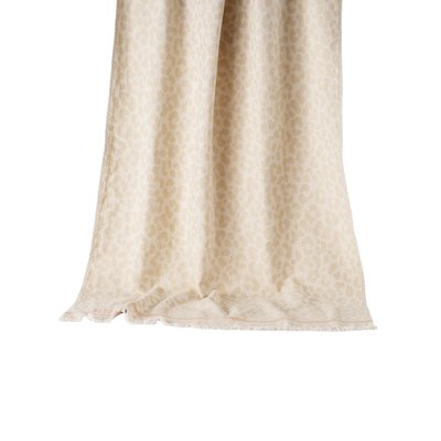 Fouta coton LEONORE CARRE BLANC