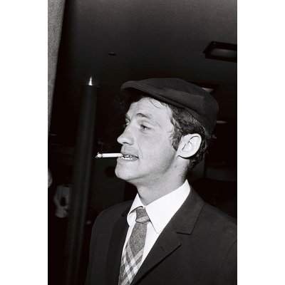 Tableau noir et blanc célébrité Jean-Paul Belmondo HEXOA
