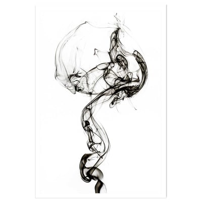Poster black smoke medusa HEXOA