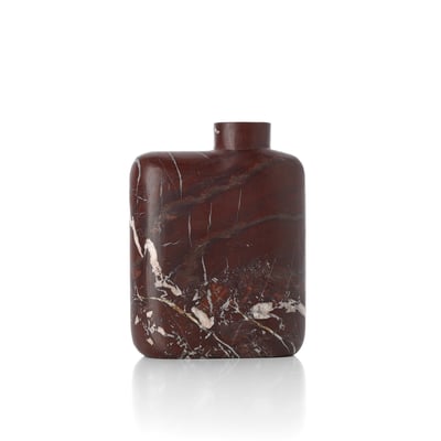 Vase en marbre ROSSO LEVANTO BAZAR BIZAR