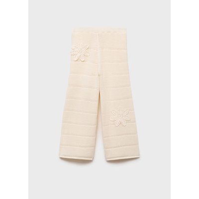 Pantalon en maille détail en rochet MANGO KIDS