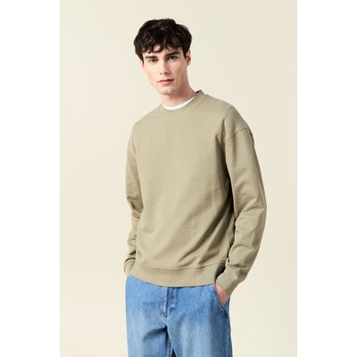 Sweat col rond manches longues en coton BONOBO