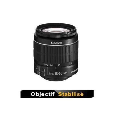 Objectif pour Reflex EF-S 18-55mm f/3.5-5.6 IS II CANON