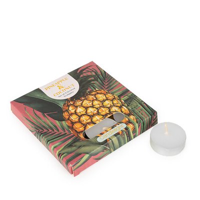 Set of 9 Pineapple & Coconut Tealights SO'HOME