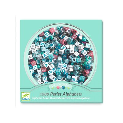 Perles alphabet, Argent DJECO