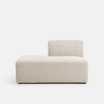Récamière gauche modulable, tissu texturé, JASPE LA REDOUTE INTERIEURS