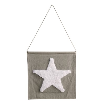 Déco murale enfant en coton, BIG STAR HAPPY DECOR KIDS