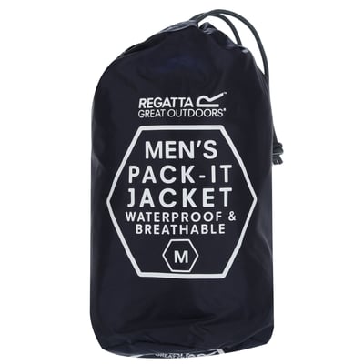 Veste imperméable unie à capuche PACK IT REGATTA
