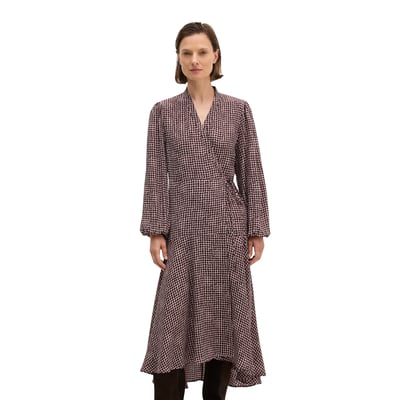 Robe portefeuille coupe trapèze en viscose fluide MARC O'POLO