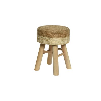 Tabouret bas algue naturel Ø 29 x 40 cm KAEMINGK