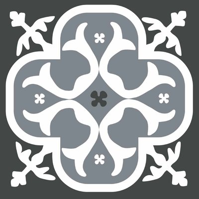 Lot de 6 stickers de carrelage 15x15 cm LYS DRAEGER PARIS