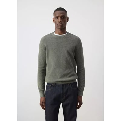 Jersey 100 % coton en maille fine côtelée MANGO MAN