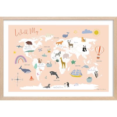 Affiche enfant exploration HEXOA