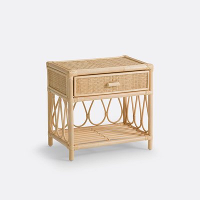 Nachttisch Kiara mit 1 Schublade + 1 Ablage, Rattan LA REDOUTE INTERIEURS