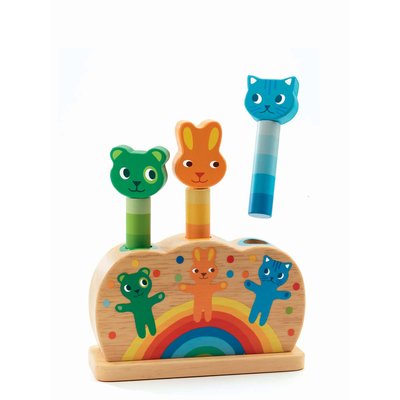Jouet pop-up Pipop pidoo collection Baby Couleur DJECO