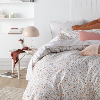 Housse de couette imprimée en percale de coton, HONORÉ ESSIX