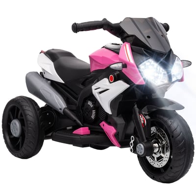 Moto électrique à conducteur assis PP Rose HOMCOM