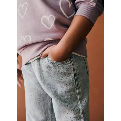 Jean paperbag à strass MANGO BABY