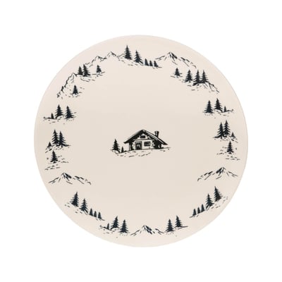 Plat rond 32cm Alpages TABLE PASSION