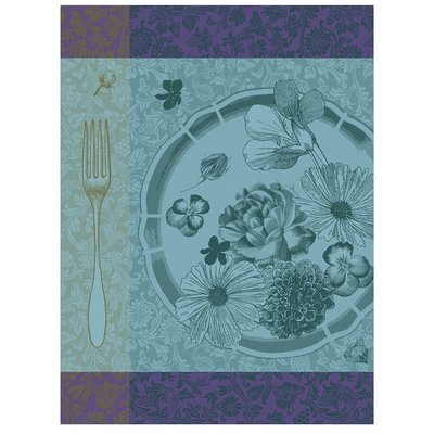 Torchon en Coton, FLEURS À CROQUER LE JACQUARD FRANCAIS