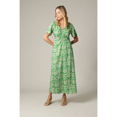 Robe longue bohème en viscose, motifs cachemire MENILDA DEELUXE