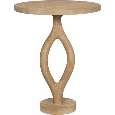 Table dappoint design en bois de manguier naturel élégante RECOLLECTION