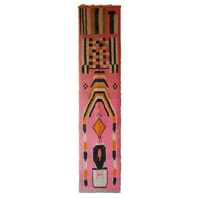 Tapis de couloir berbère marocain pure laine 76 x 355 cm AFK LIVING