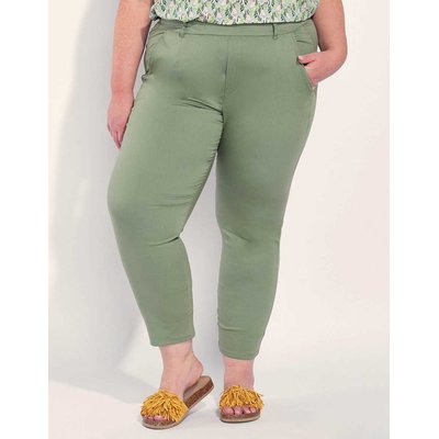 Pantalon droit coton grande taille NIMA LA FIANCÉE