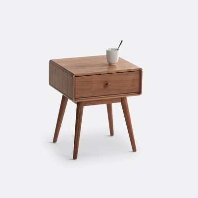 Miji 1 Drawer Oak Veneer Bedside Table LA REDOUTE INTERIEURS