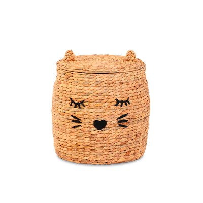 Panier enfant ourson jacinthe d'eau naturel MAISON AUBERTIN