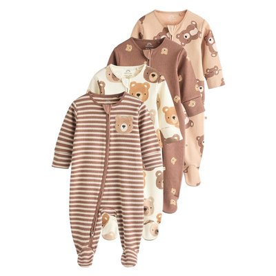Grenouillères zippées, lot de 4 NEXT