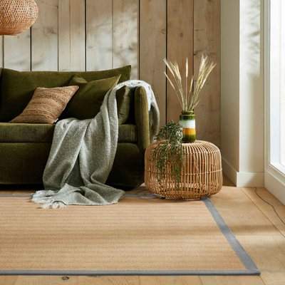 Tapis antiderapant en jute KIRA FLAIR RUGS
