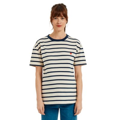 T-shirt rayé de grossesse en coton biologique* VERTBAUDET