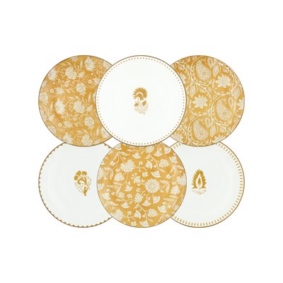 Lot de 6 assiettes à dessert, AMBRE ARTIME