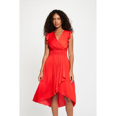 Robe droite fluide sans manches MORGAN