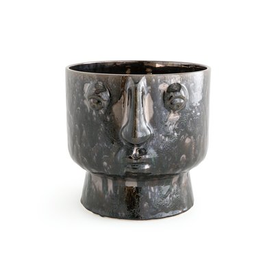 Geglazuurde keramische bloempot, H24cm, Lesego AM.PM