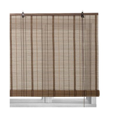 Store Enrouleur Intérieur en Bambou Marron - Longueur 90cm WADIGA