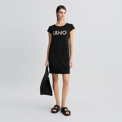 Robe avec logo et strass LIU JO