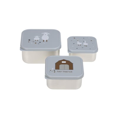 Lot de 3 boîtes à goûter LASSIG