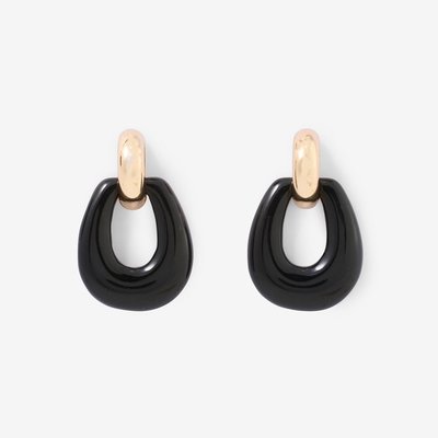 Boucles d'oreilles pendantes en résine vintage BALABOOSTE