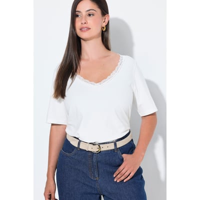 Ceinture aspect cuir suédé, boucle en métal ULLA POPKEN