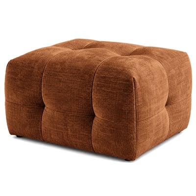 Pouf en velours texturé, DIANE BEST MOBILIER