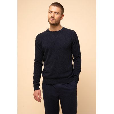 NOE pull col rond caviar en cachemire JUST CASHMERE