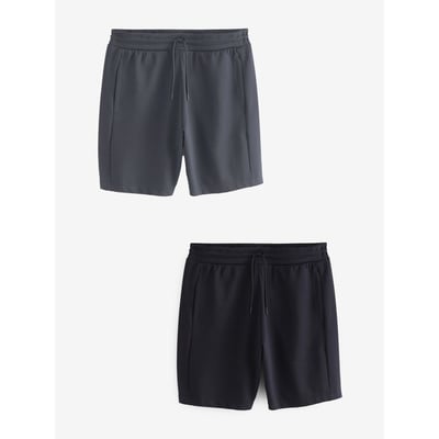 Shorts en jersey à poche zippée, lot de 2 NEXT