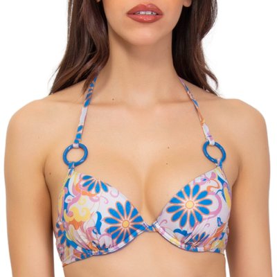 Haut de maillot push-up imprimé COACHELLA L ET L