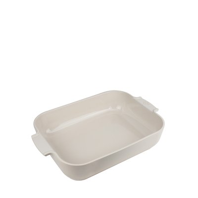 Plat four céramique rectangle écru 40 cm - 16' Appolia PEUGEOT